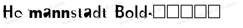 Hermannstadt Bold字体转换